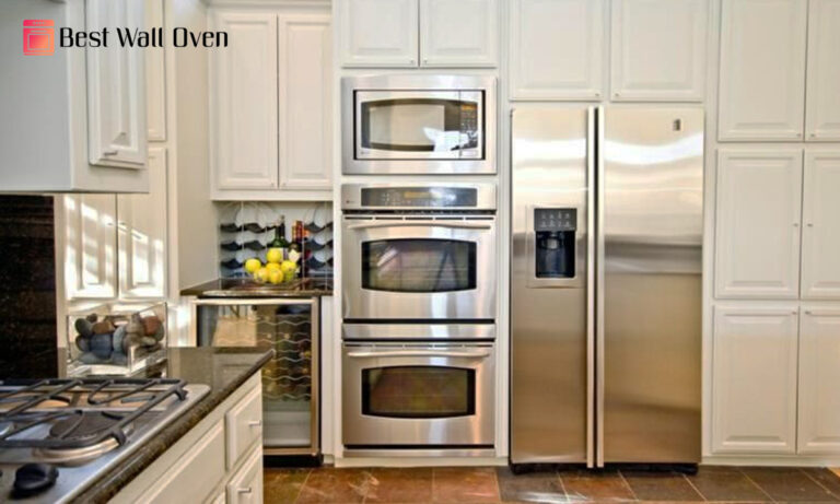 double wall oven next to refrigerator 1